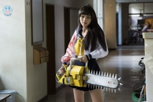 Bloody chainsaw girl